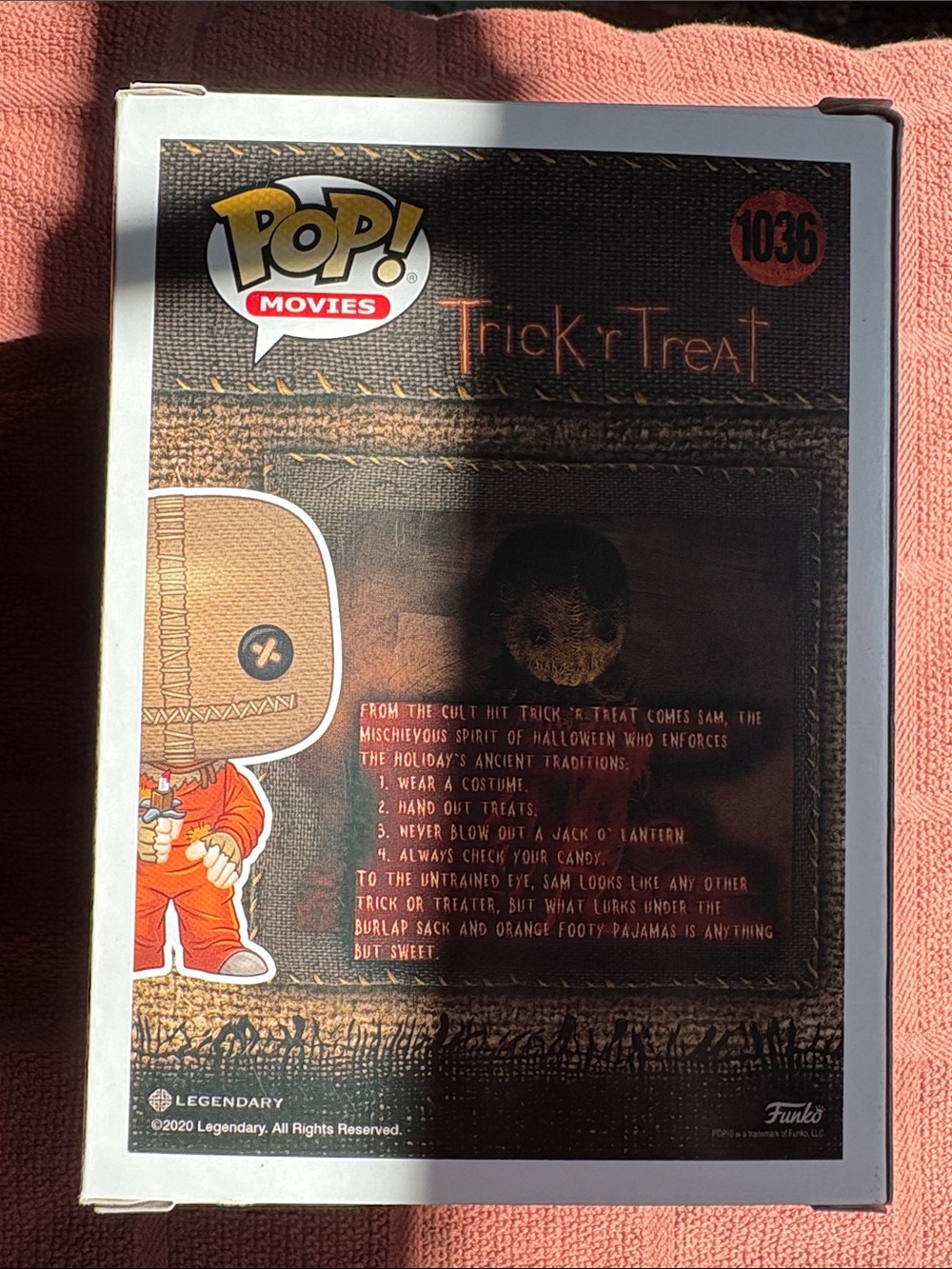 Funko Pop! Movies Sam - Brown & Orange Vinyl Figure (Spirit Exclusive) - Picture 2 of 2